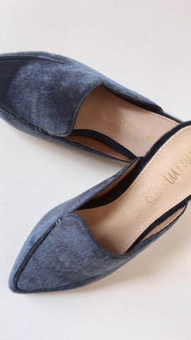 MIIM Flat Navy Pony Slides 7