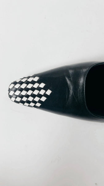 Vintage St. John checkered heels 8.5
