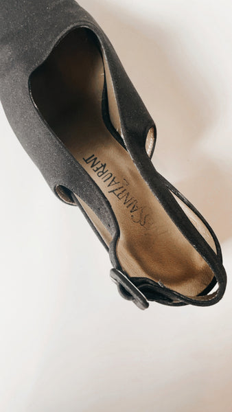 Vintage ‘Yves Saint Laurent’ Sling Back Heels 8