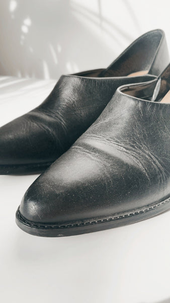 Vintage ‘Nicole’ black leather boots 8
