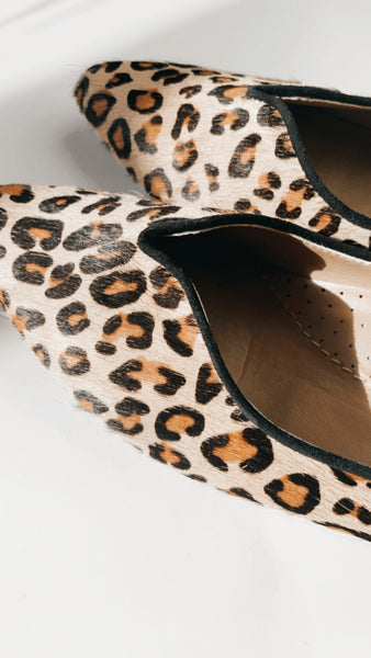 Cheetah Pony Hair Flats 9