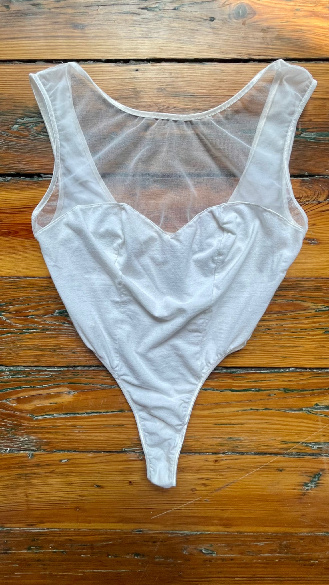 Mesh Heart Bodysuit