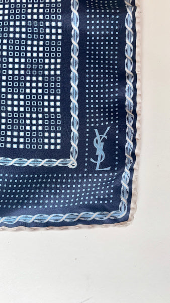 Vintage Yves Saint Laurent Silk Scarf