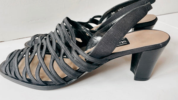 Stuart Weitzman Vintage Strappy Heels 7.5