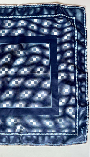 Vintage Yves Saint Laurent Silk Scarf