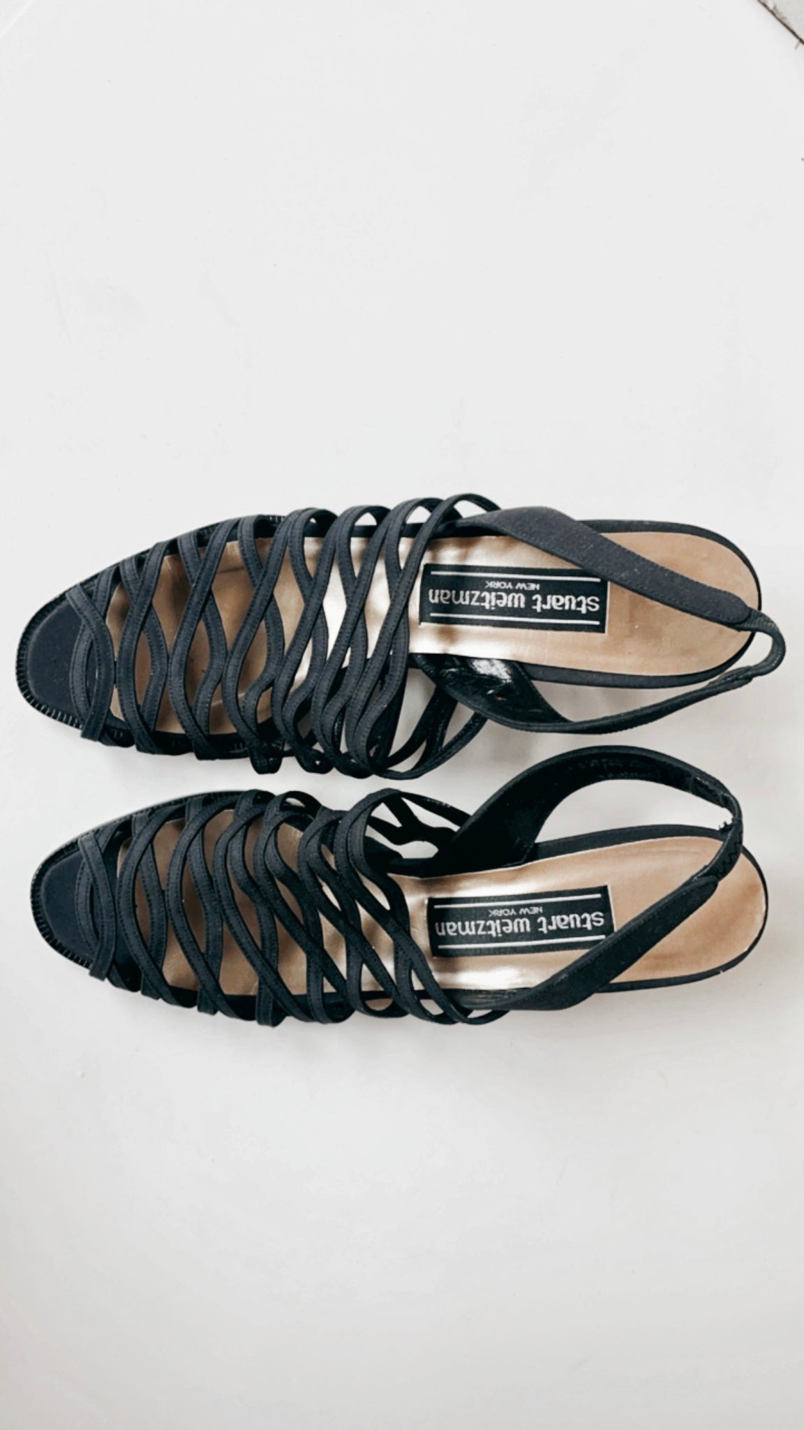 Stuart Weitzman Vintage Strappy Heels 7.5