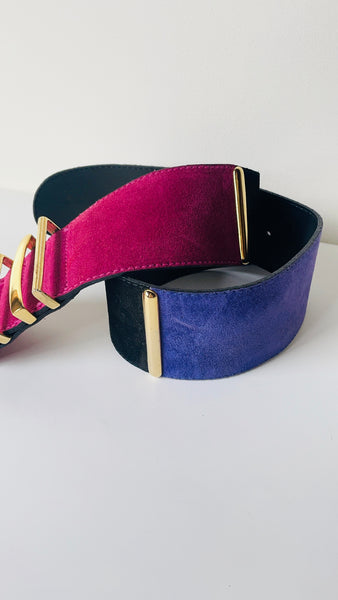 Vintage ‘limited’ colorblock belt