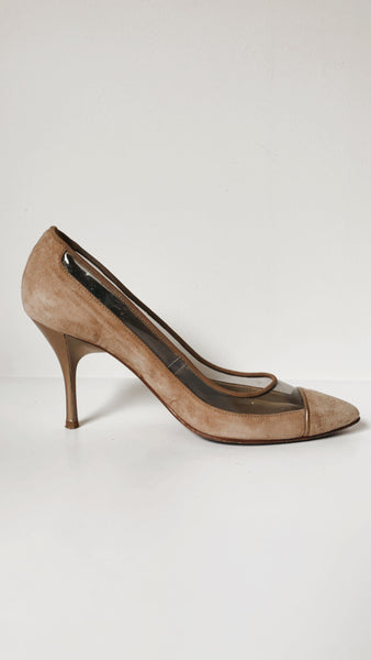 Vintage ‘Donald J. Pliner’ suede heels 7.5