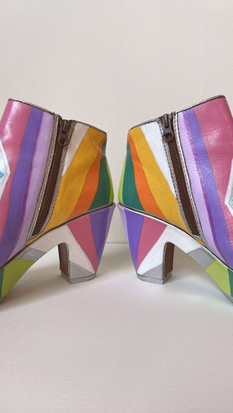 POP Painted Platform Boots 9