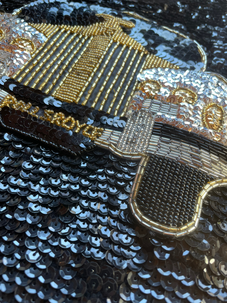 Adrienne Vittadini Rolls Royce Sequin Tank  detail