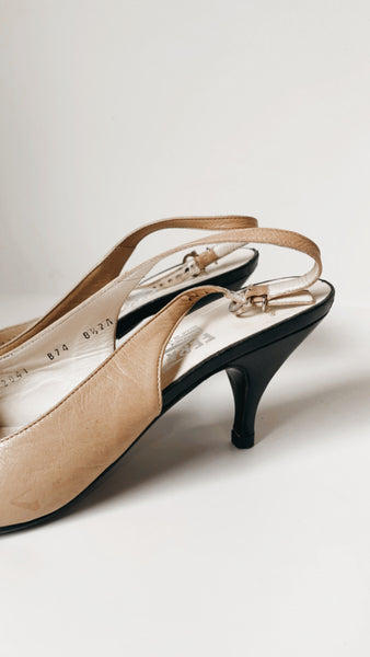Ferragamo pointed heels 8.5