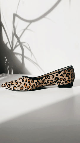 Cheetah Pony Hair Flats 9